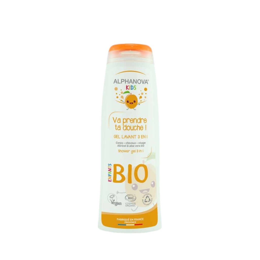 Levně Alphanova Sprchový gel pro děti 3v1 Meruňka 250 ml BIO