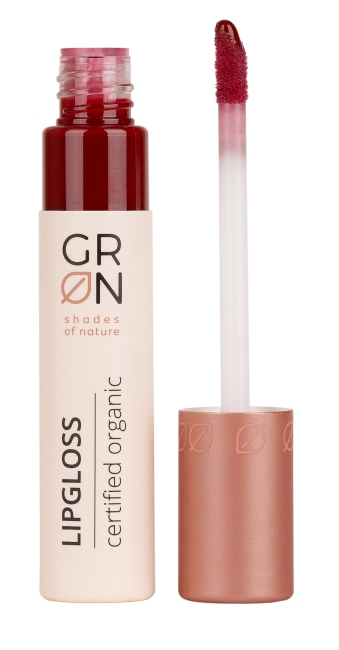 Levně GRoN Lesk na rty Red plum BIO