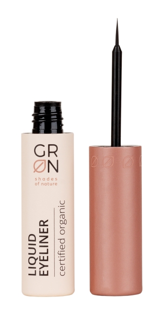 Levně GRoN Tekutá oční linka Black tourmaline BIO