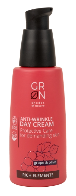 Levně GRoN Noční krém proti vráskám Hrozny & Olivy 50 ml BIO