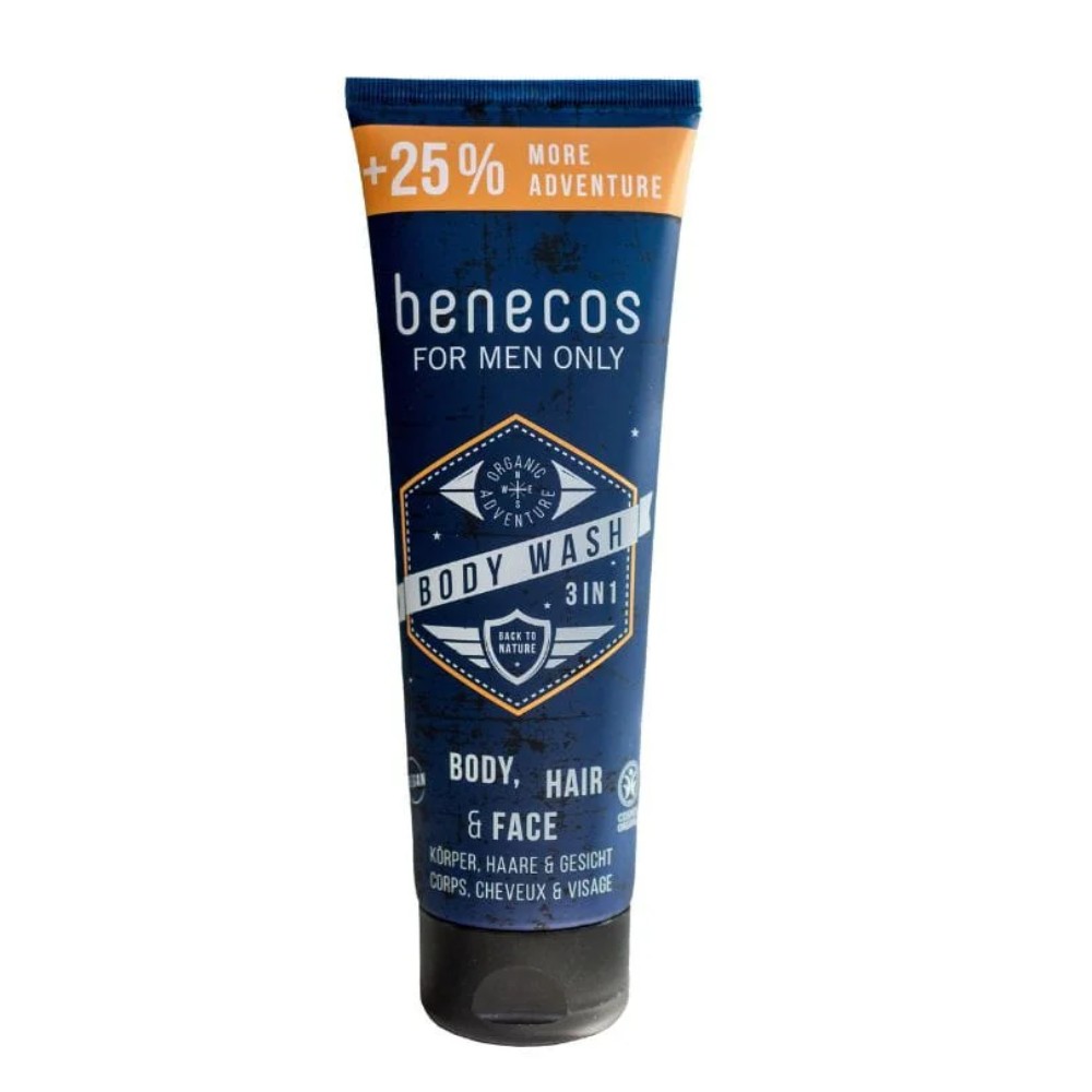 Levně benecos Sprchový gel pro muže 3v1 250 ml BIO