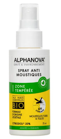 Alphanova Repelent proti hmyzu pro mírné pásmo 75 ml
