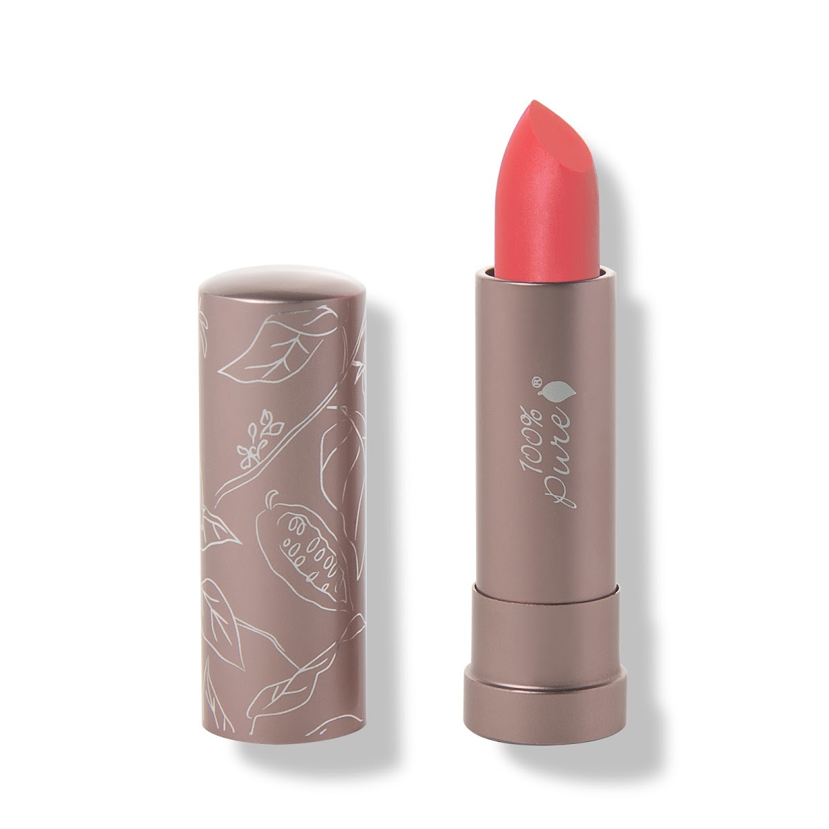 Levně 100% Pure Fruit Pigmented® Matná rtěnka s kakaovým máslem Strawberry Cactus