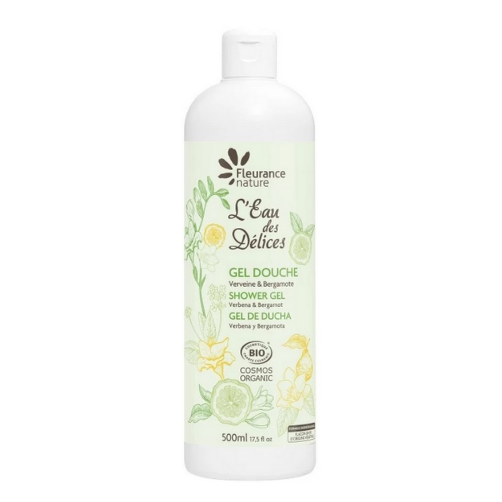 Levně Fleurance nature Sprchový gel l´Eau des Délices Verbena & Bergamote BIO 500 ml