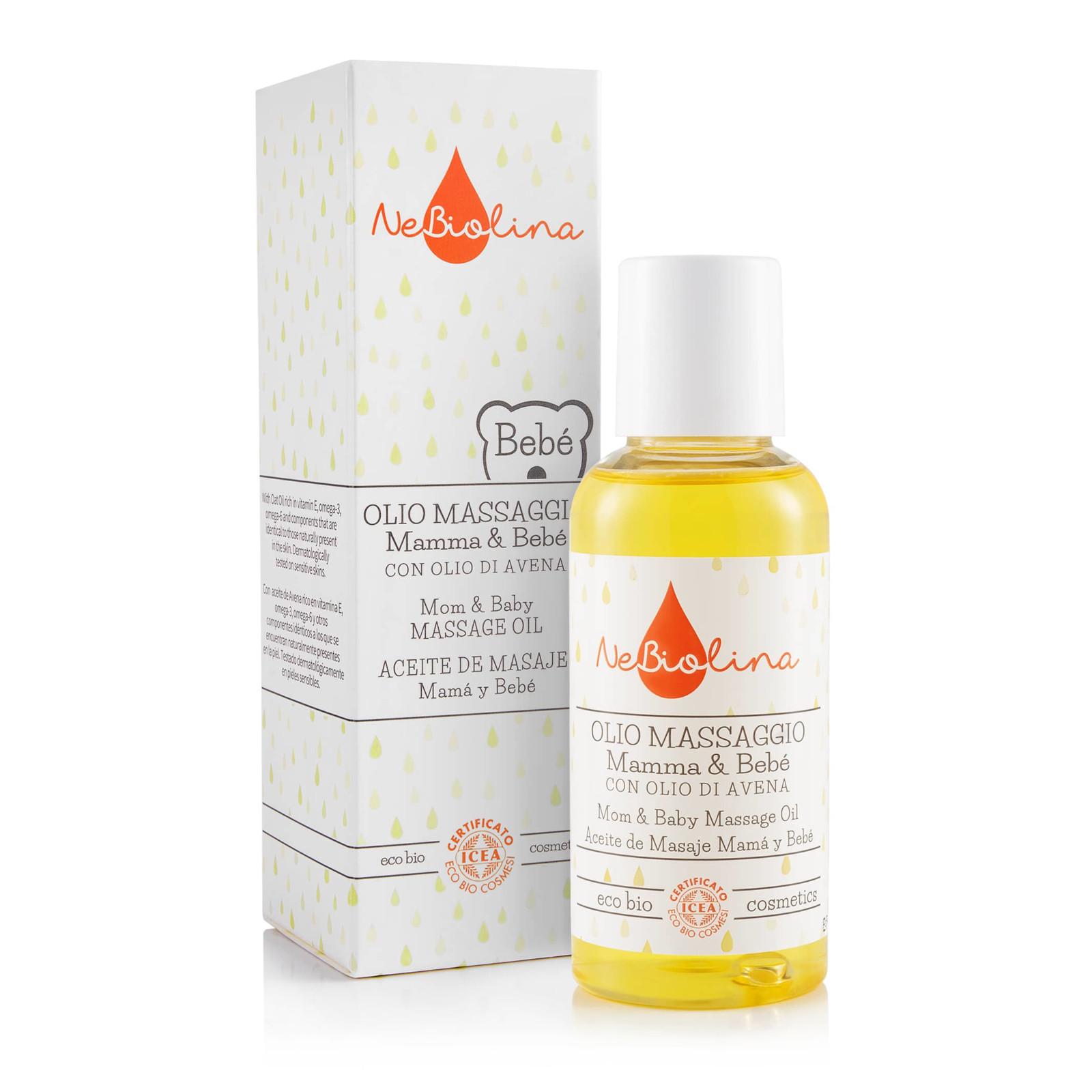 Levně NeBiolina Mamma & Bebé Masážní olej pro miminka i maminky 100 ml BIO