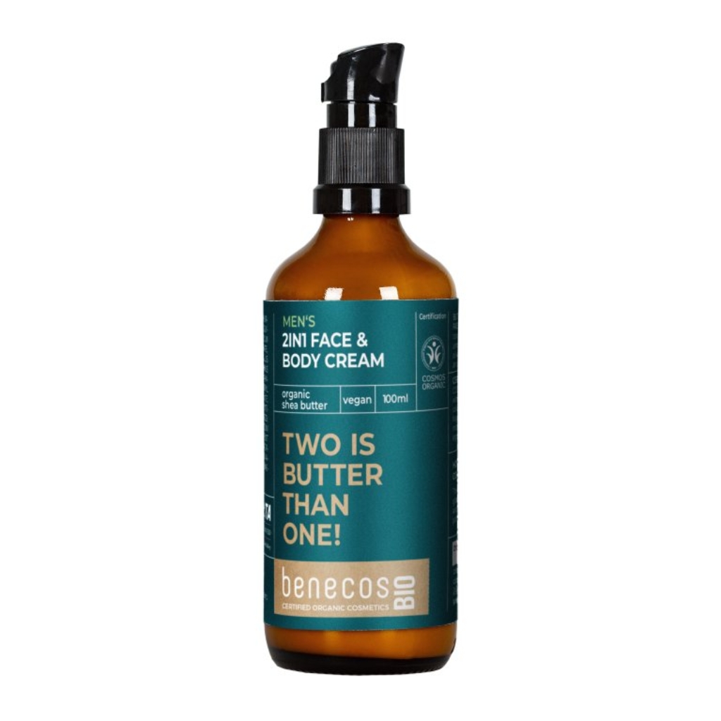 Levně benecos Krém na obličej a tělo 2v1 pro muže 100 ml BIO