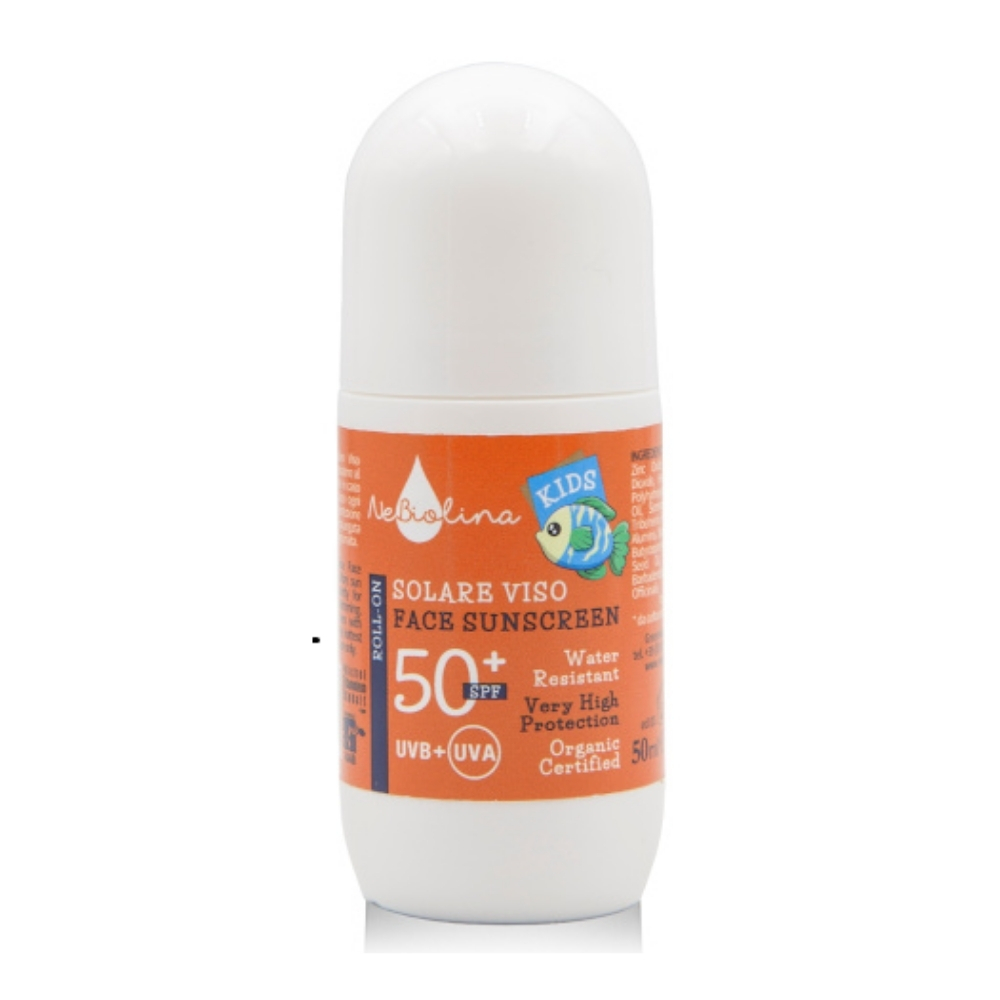 Levně NeBiolina Opalovací krém ROLL-ON na obličej 50+ KIDS 50 ml BIO