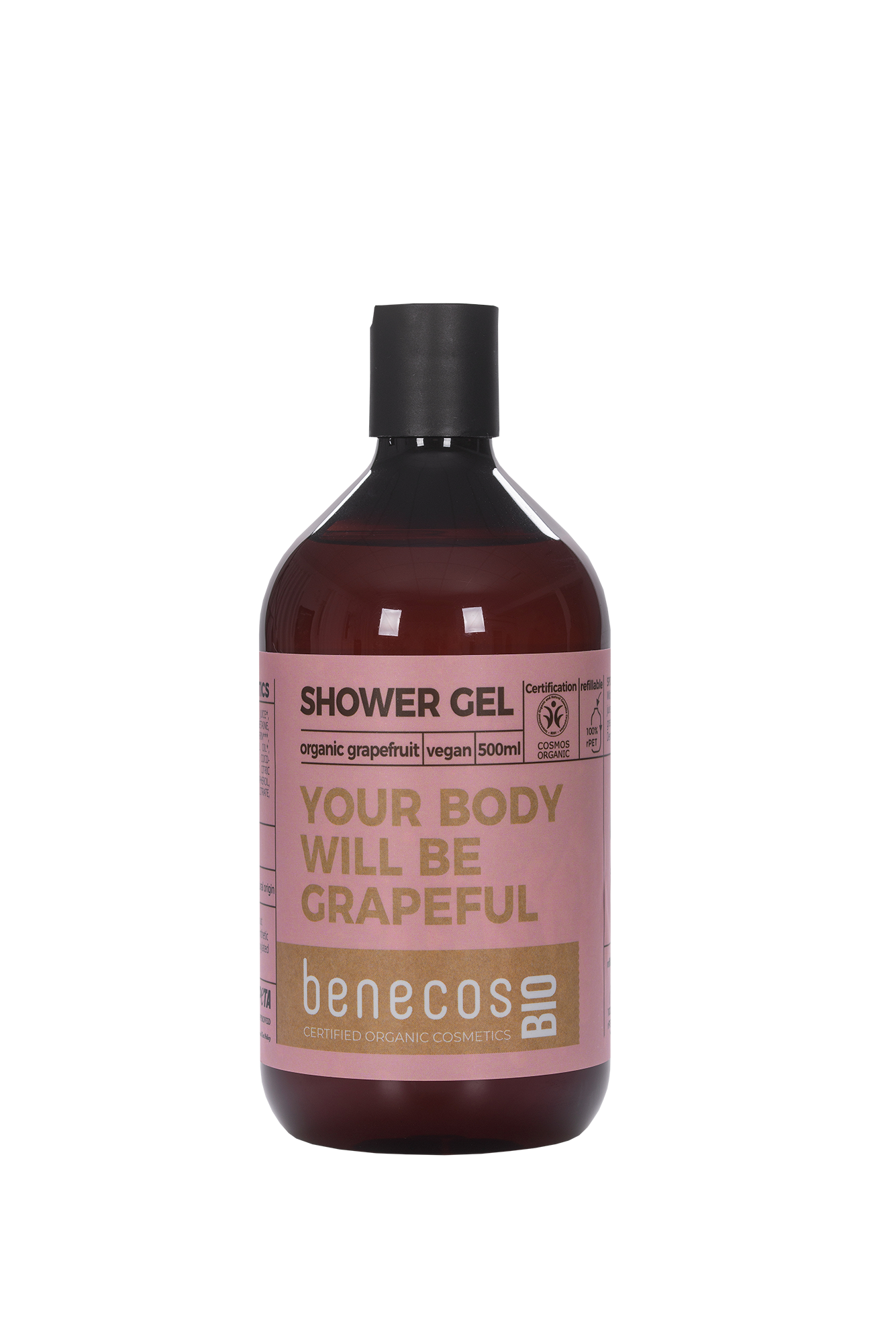 Levně benecos Sprchový gel Grapefruit 500 ml BIO