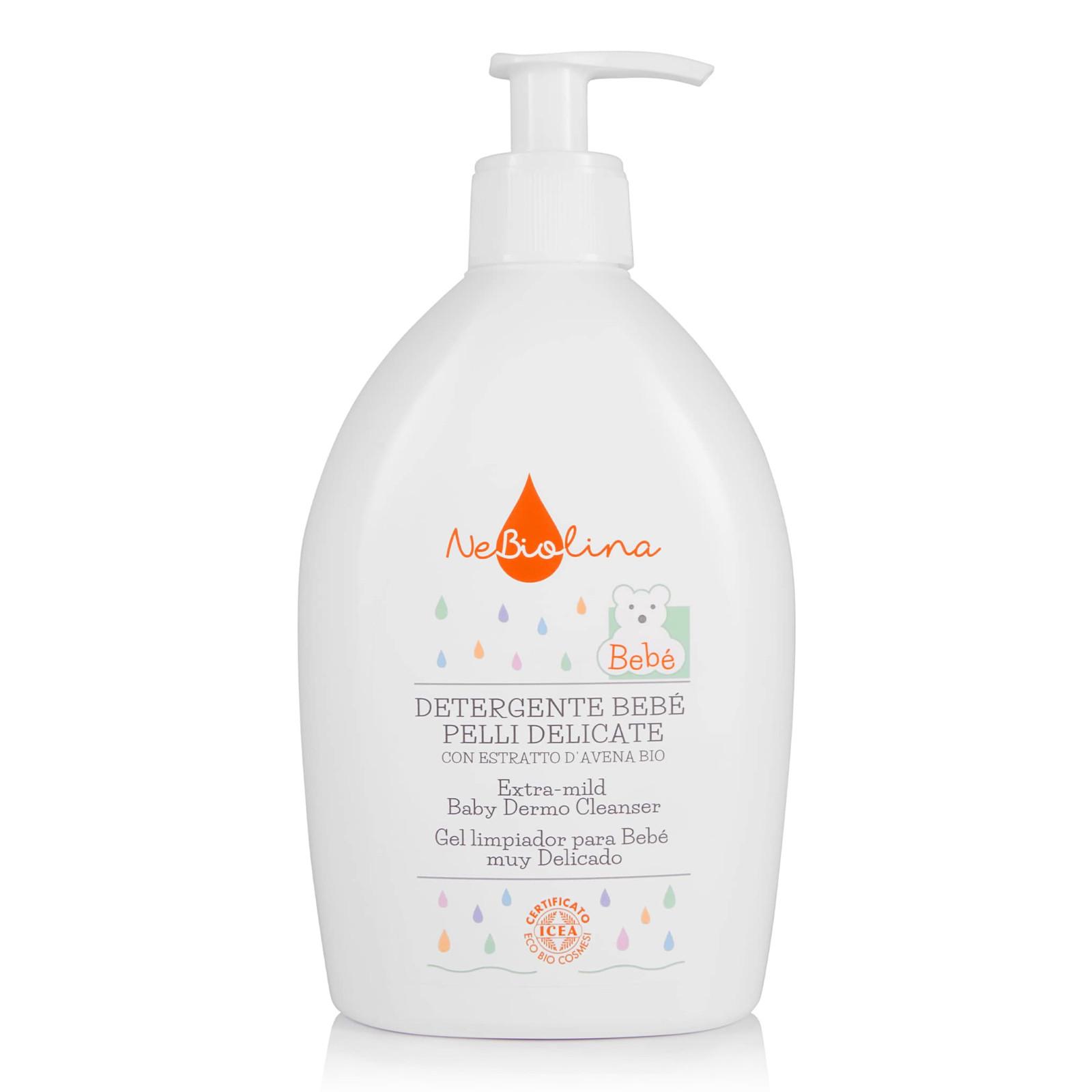 Levně NeBiolina Bebé Extra jemný mycí gel pro děti 500 ml BIO