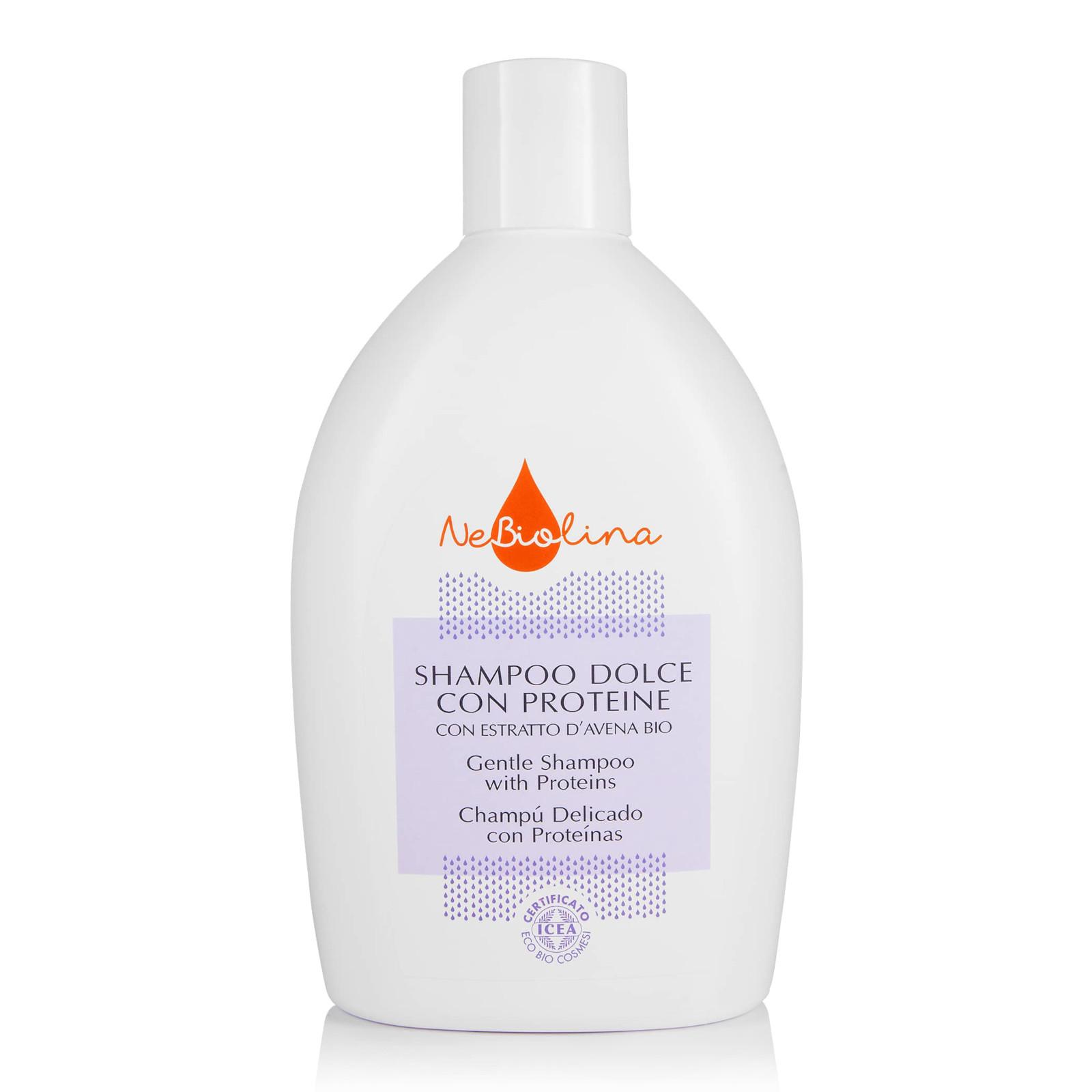 Levně NeBiolina Jemný šampon s proteiny 500 ml BIO