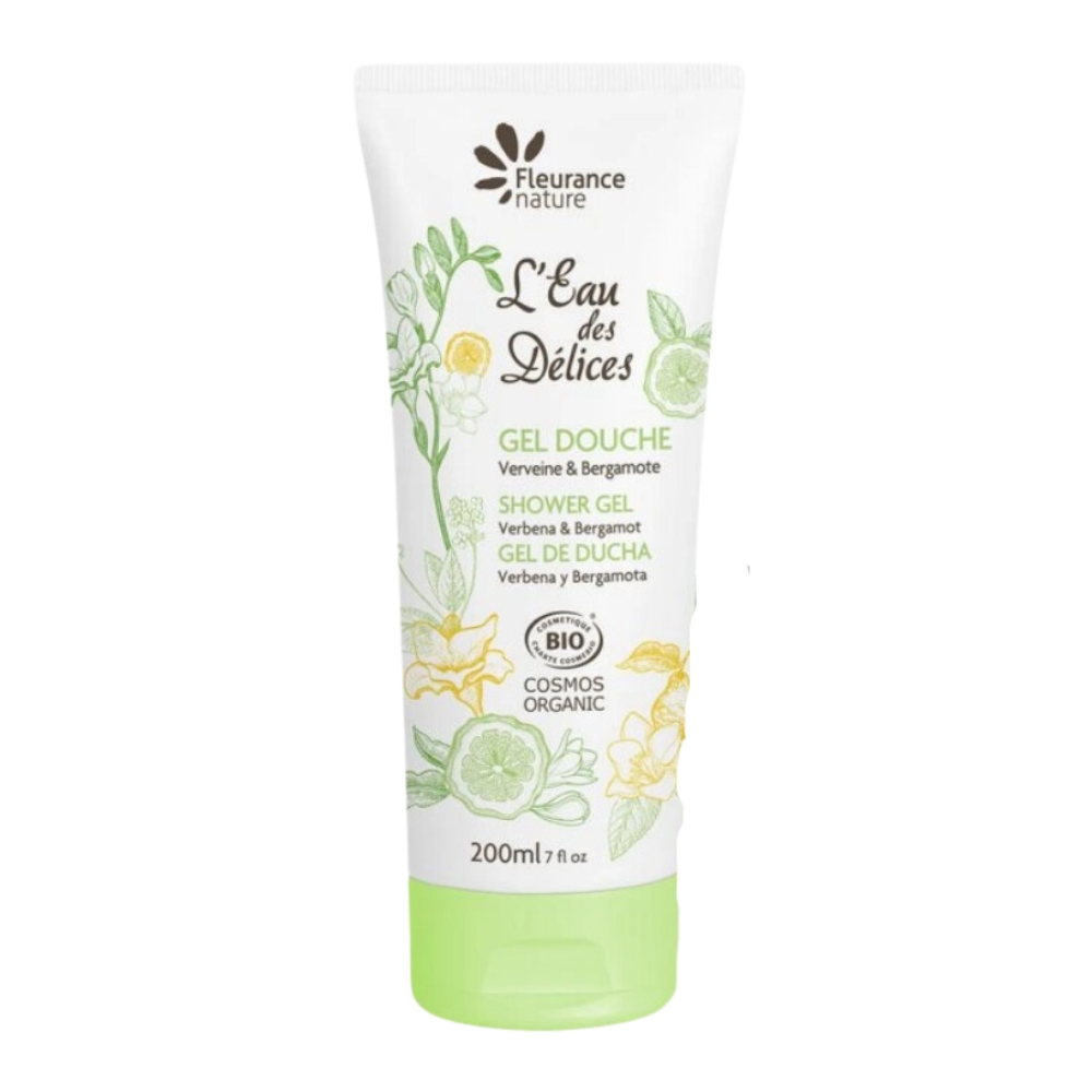 Levně Fleurance nature Sprchový gel L´Eau des Délices Verbena & Bergamot BIO 200 ml