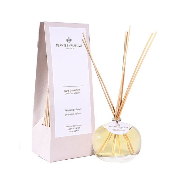Plantes and parfums Parfém do interiéru s tyčinkami Orientální dřevo 100 ml