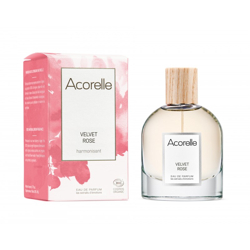 Levně Acorelle Dámská parfémová voda Velvet rose 50 ml BIO