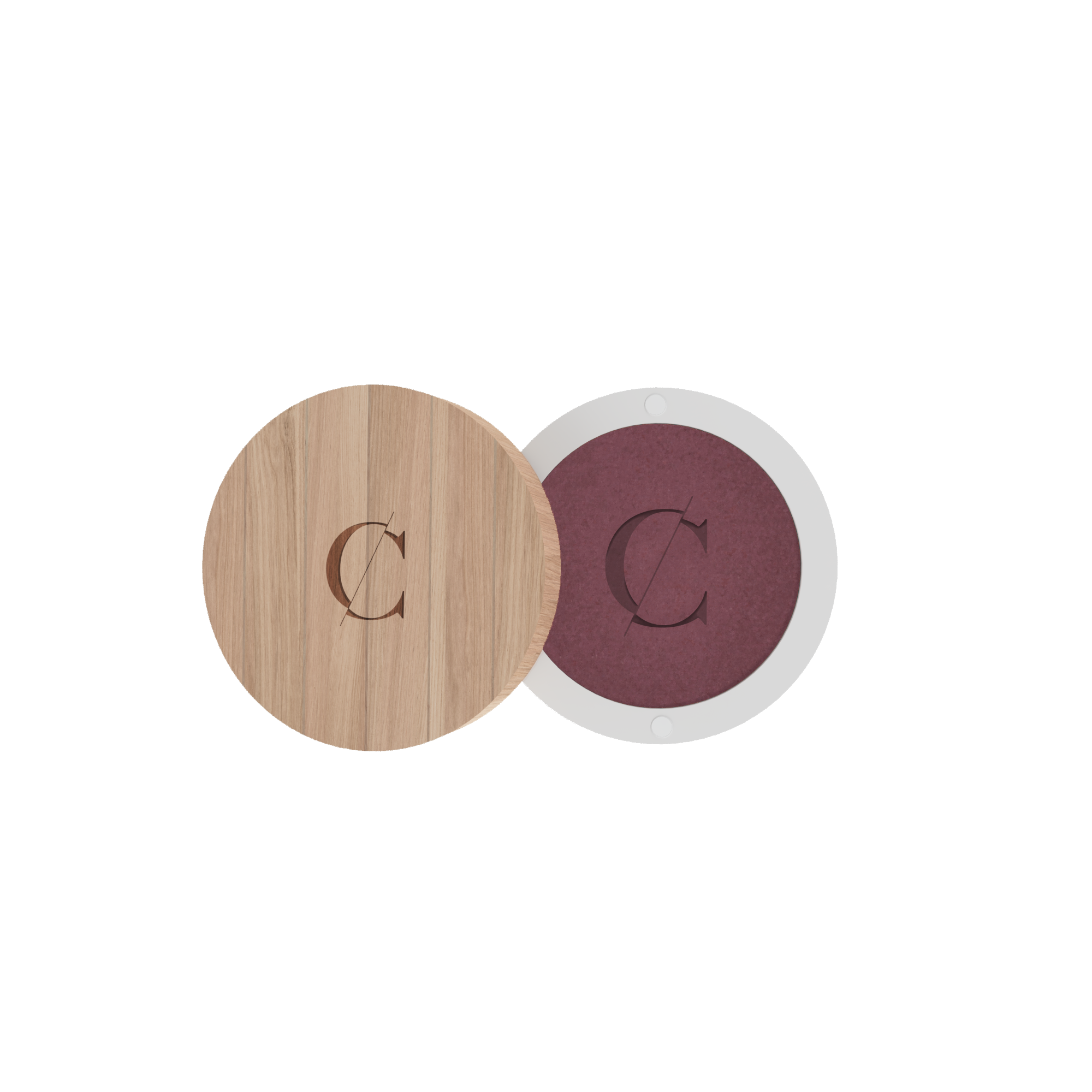 Levně Couleur Caramel Oční stín č. 100 - Pearly Fatale 2,5 g BIO
