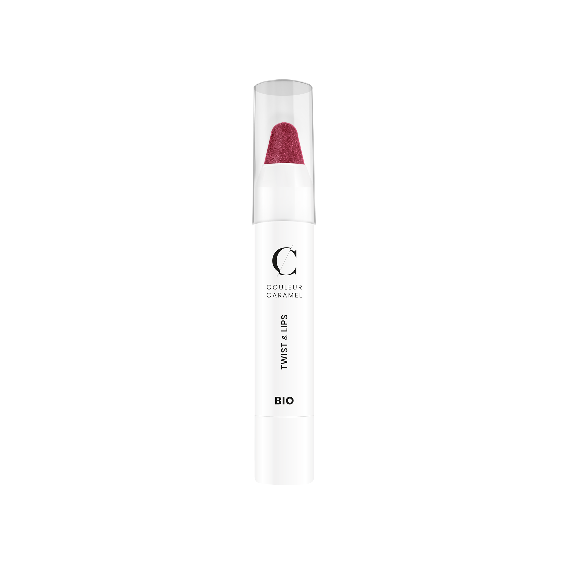 Levně Couleur Caramel Rtěnka v tužce č. 403 - Dark pink BIO