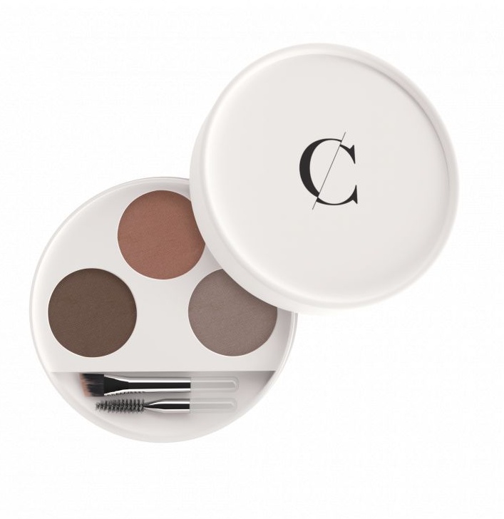 Levně Couleur Caramel Paletka na obočí pro blondýnky 3 x 0,8 g BIO