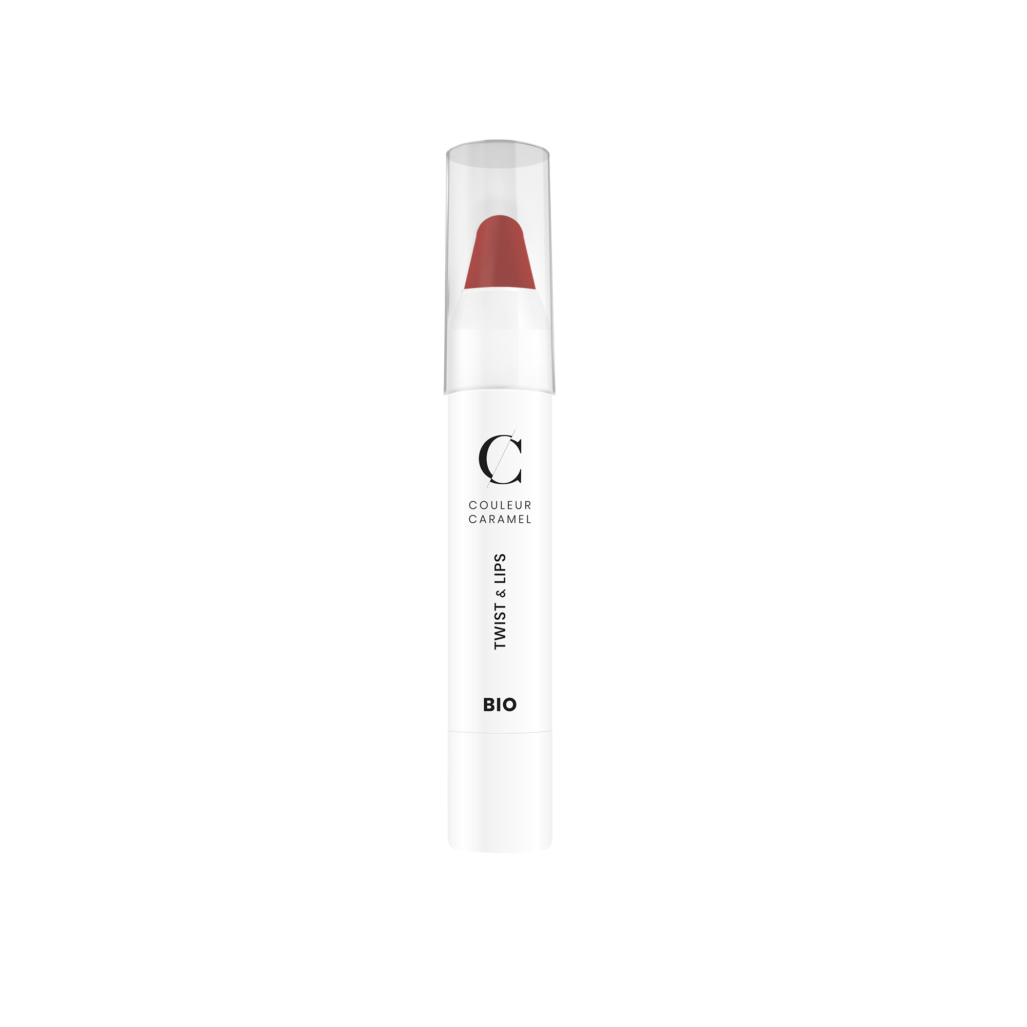 Levně Couleur Caramel Rtěnka v tužce č. 401 - Beige red BIO