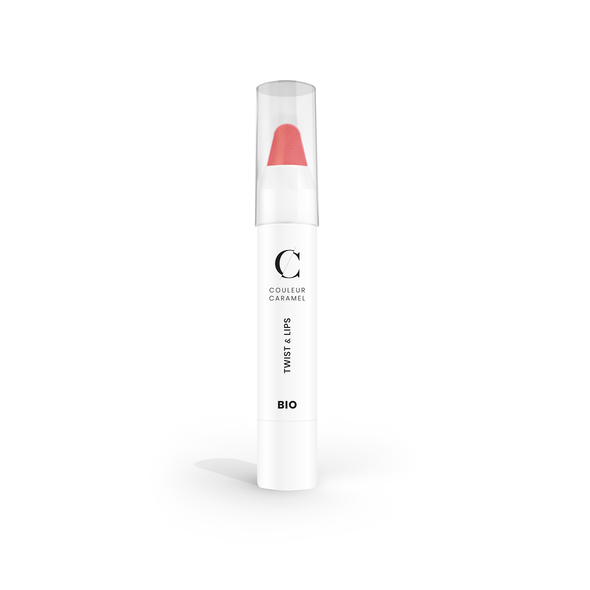 Levně Couleur Caramel Rtěnka v tužce č. 408 - Pearly pink BIO