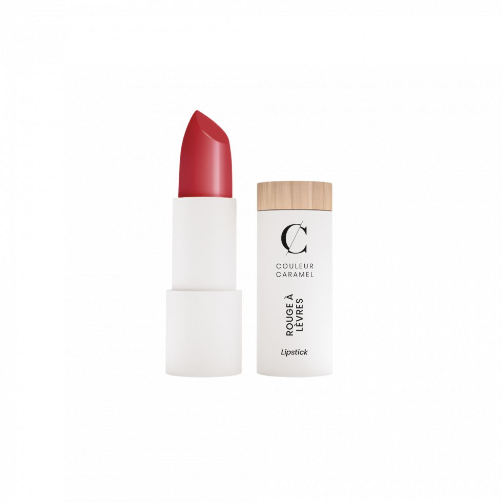 Levně Couleur Caramel Rtěnka bright č. 263 - Deep red BIO