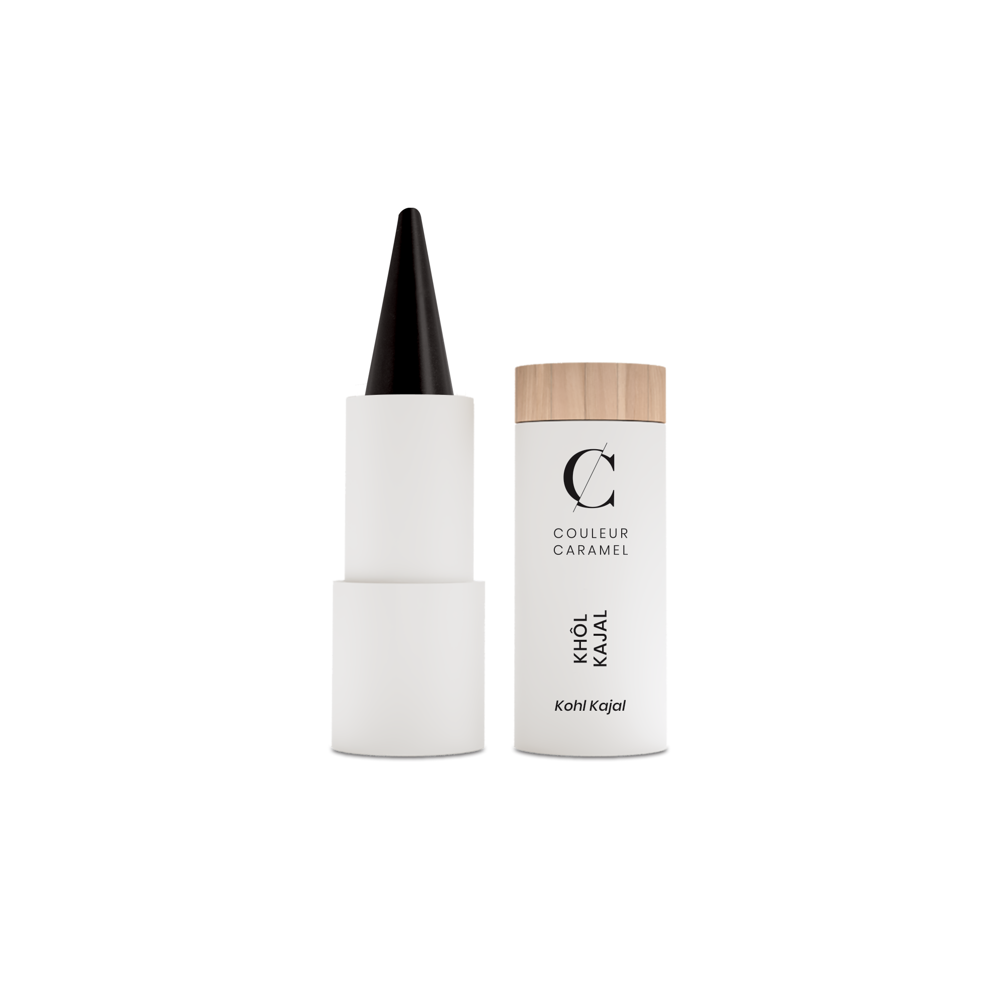 Levně Couleur Caramel Kohl Kajal č. 15 - Black BIO