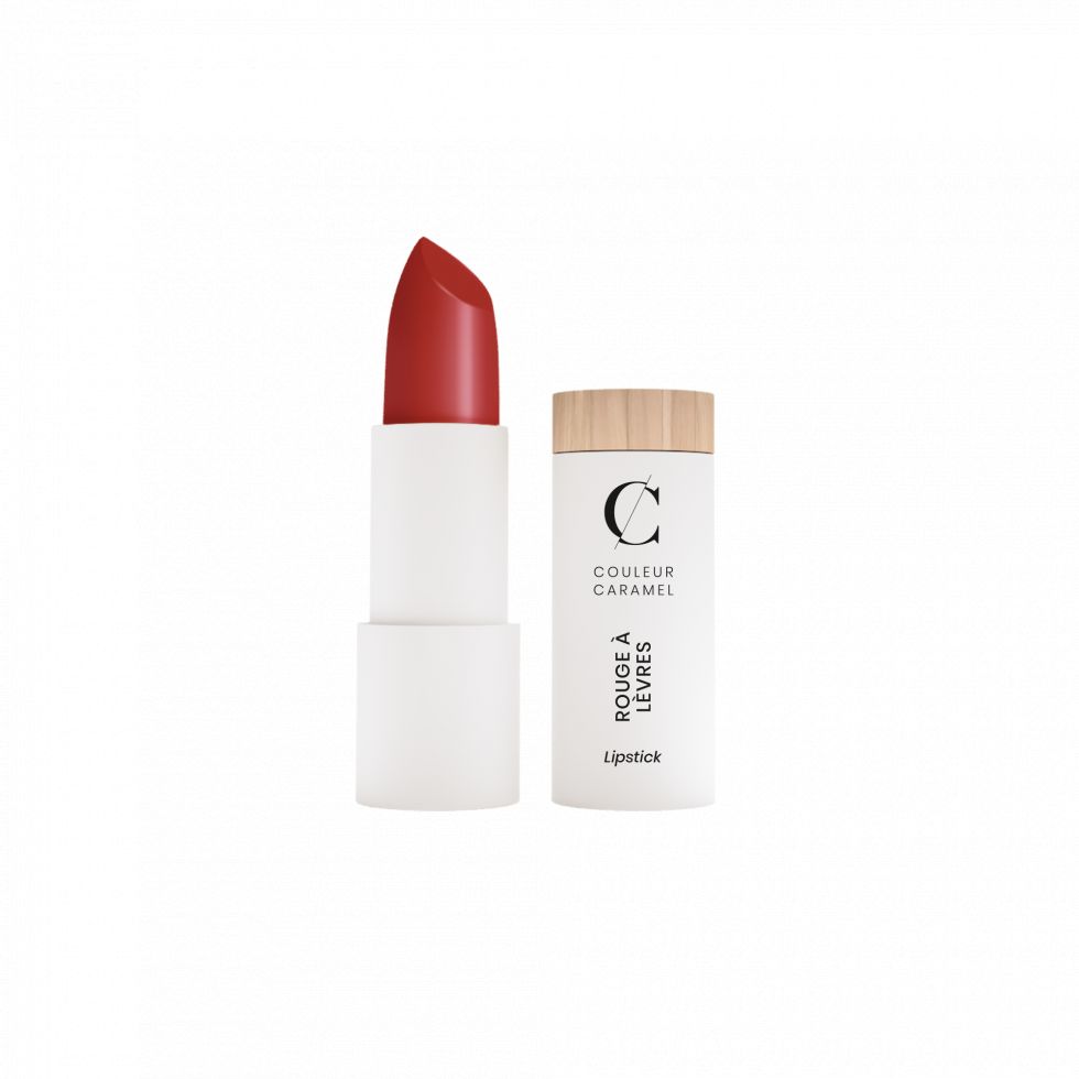 Levně Couleur Caramel Rtěnka matná č. 120 - Dark red BIO