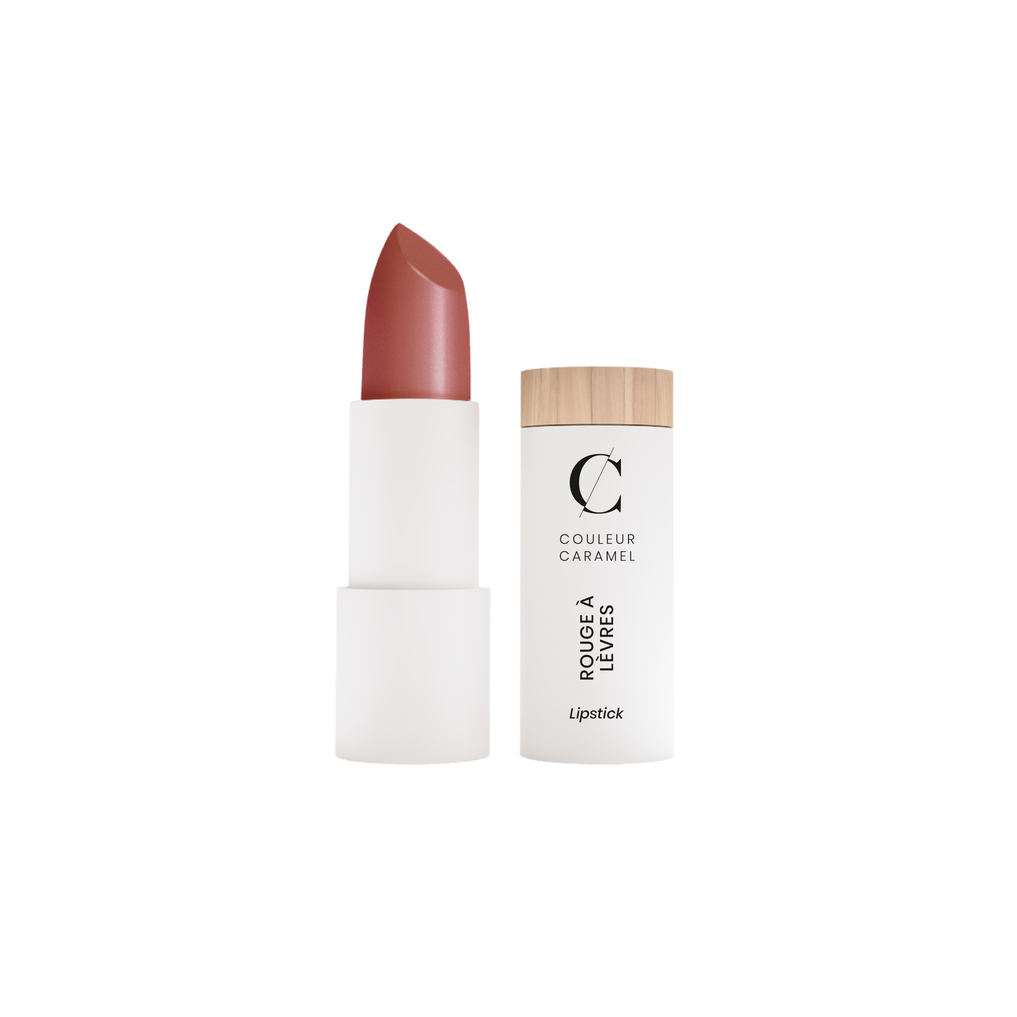 Levně Couleur Caramel Rtěnka perleťová č. 224 - Rust brown BIO