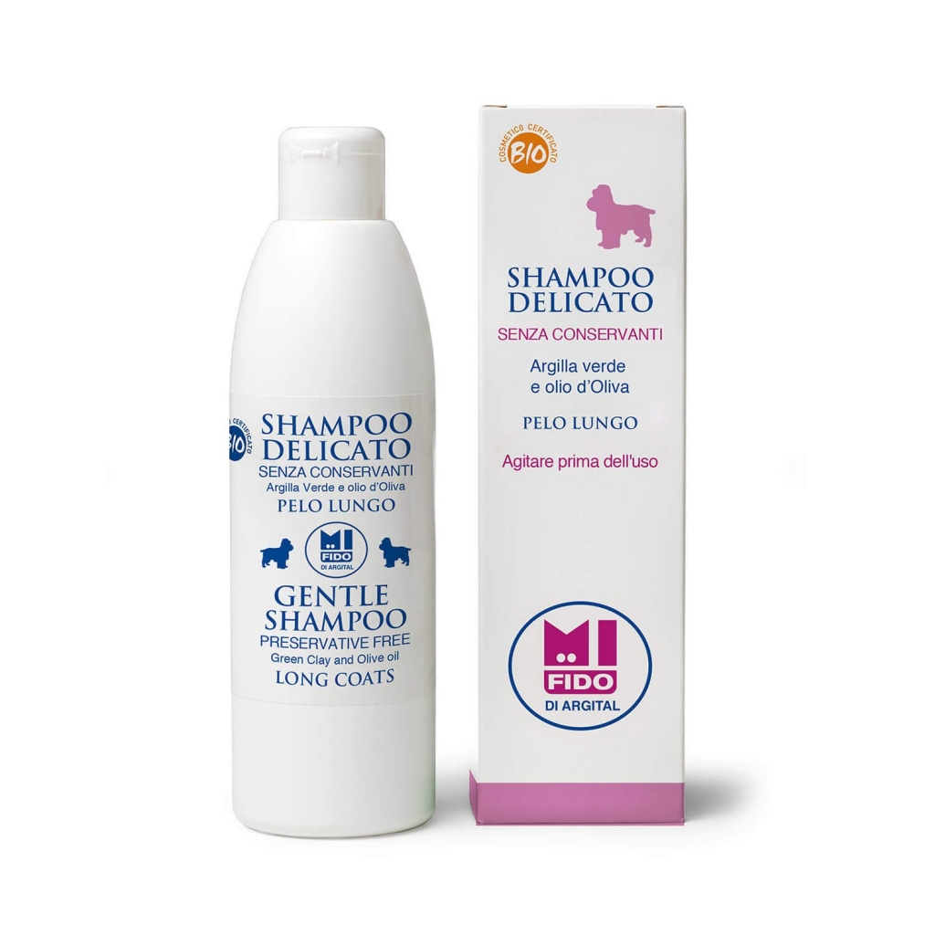 Levně MI FIDO Jemný BIO šampon pro psy - dlouhá srst 250ml