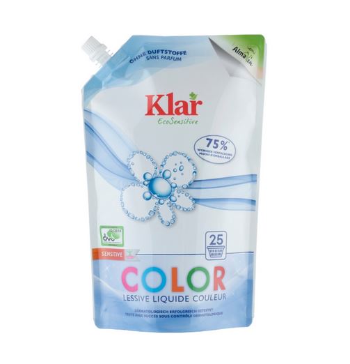 Levně KLAR Tekutý prací prostředek na barevné prádlo 1,5 l