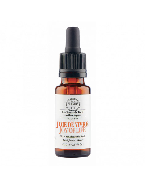 Levně Les Fleurs de Bach Bachovy květové BIO esence Radost ze života 20 ml