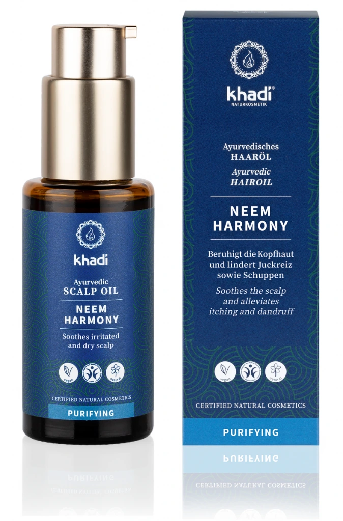 Levně Khadi Vlasový olej Neem harmonie 50 ml