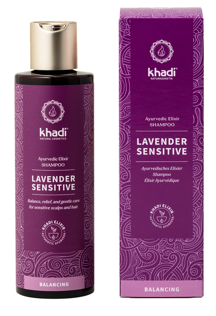 Levně Khadi Šampón Levandule Sensitive 200 ml