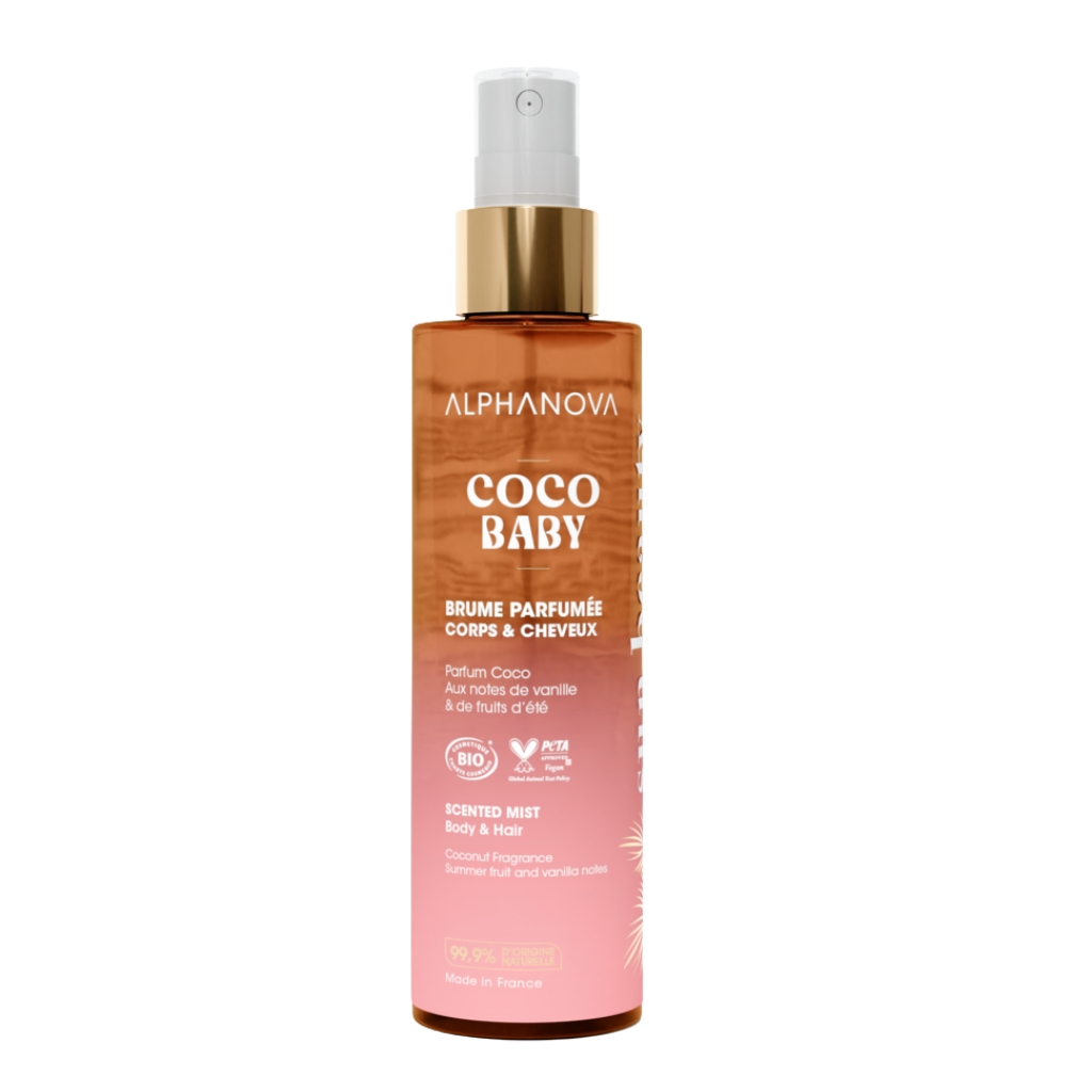 Levně Alphanova Tělová a vlasová parfémovaná mlha Coco Baby 100 ml BIO