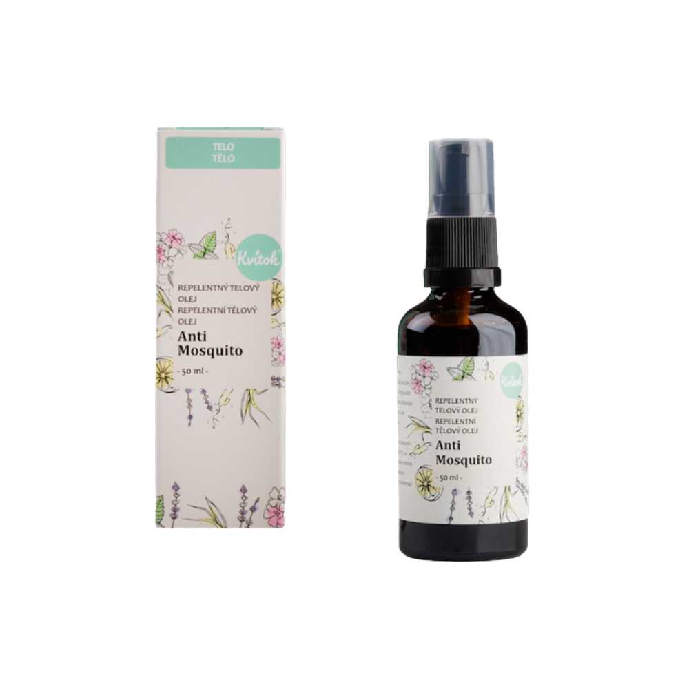 Kvitok Repelentní tělový olej - Anti mosquito 50 ml