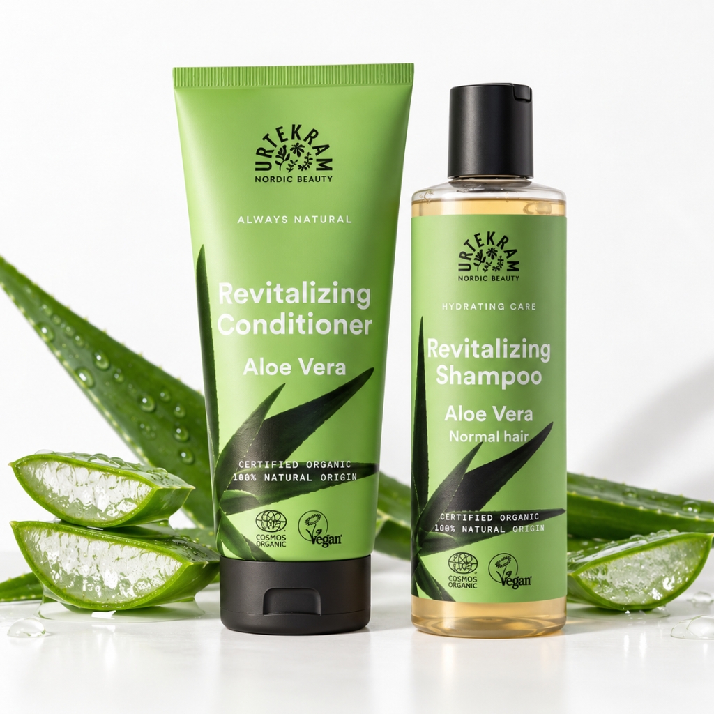 Urtekram  Hydratační vlasová sada Aloe Vera