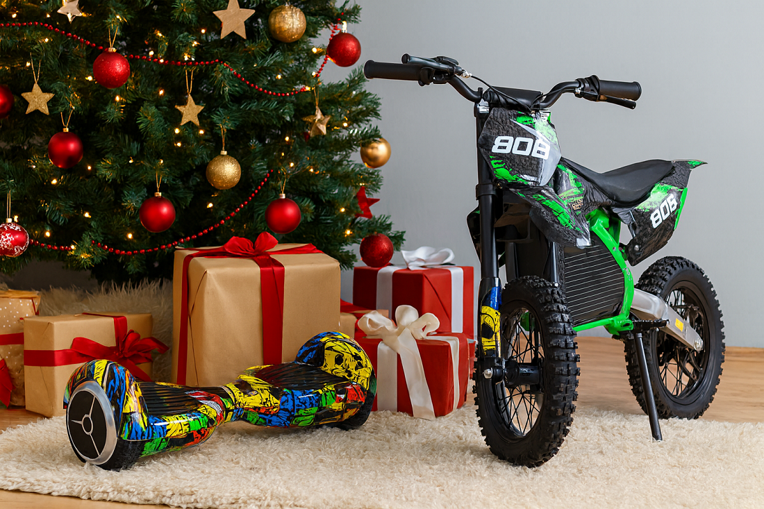 Vánoční tipy na dárky: Hoverboardy a elektrické motorky pro malé i velké jezdce