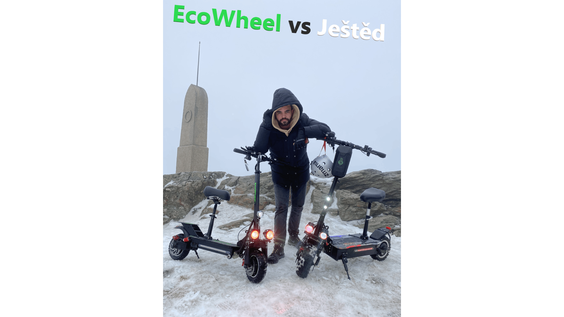 Výjezd s elektrokoloběžkami na Ještěd