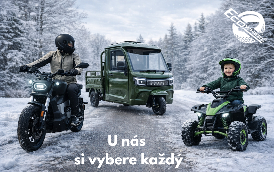elektrické čtyřkolky, motorky pro všechny
