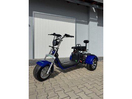 Elektrická tříkolka EcoWheel X7 2000W s košíkem COC