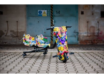 EcoWheel Elektrická driftovací Tříkolka