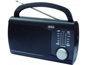 129740 bravo b 6009 prenosne radio cerne