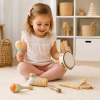 Dřevěná Montessori sada hudebních nástrojů pro děti
