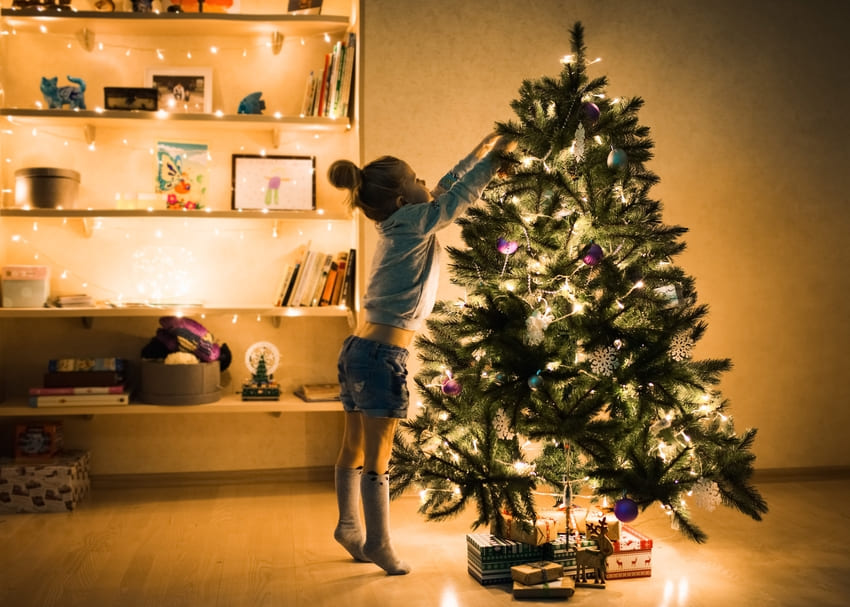 Jak ozdobit vánoční stromeček
