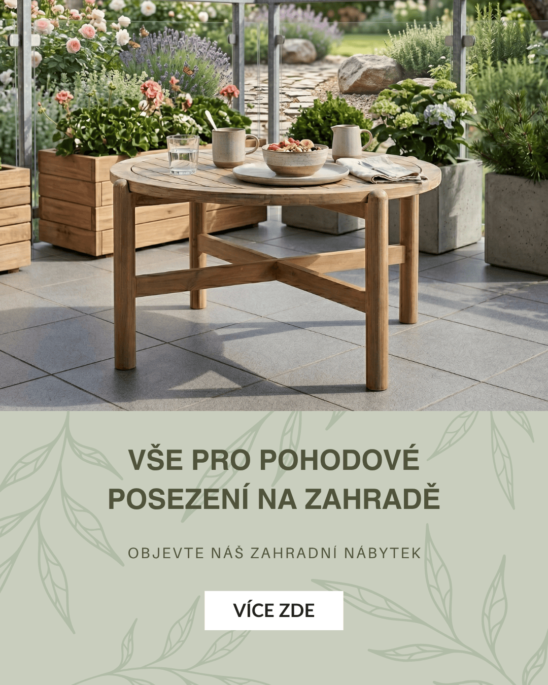 Vše pro pohodové posezení na zahradě