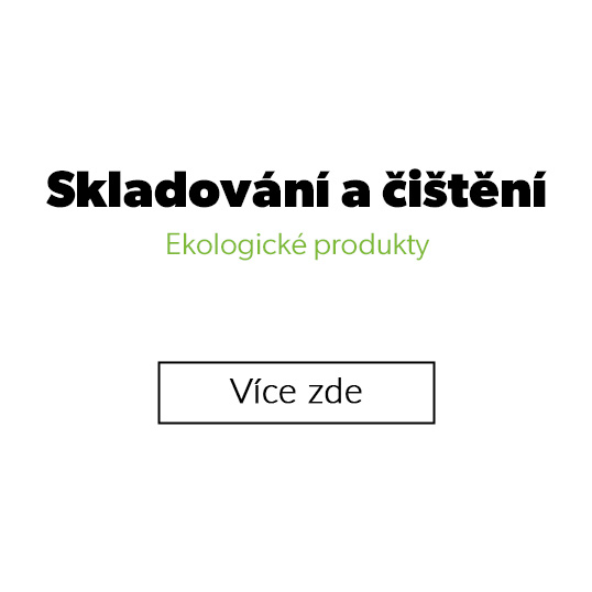 Ekologické skladování a čistění