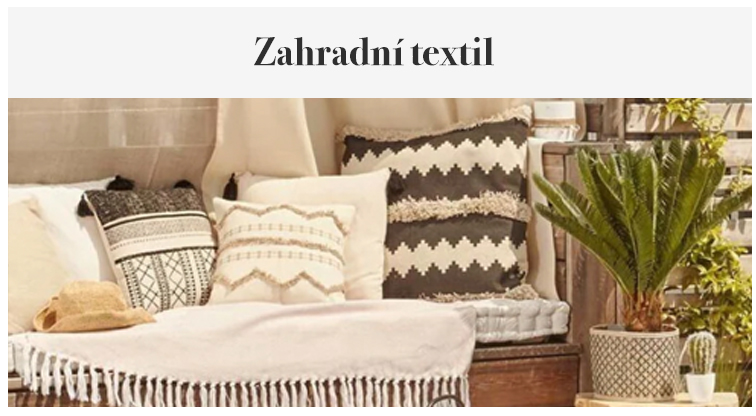 zahradni textil