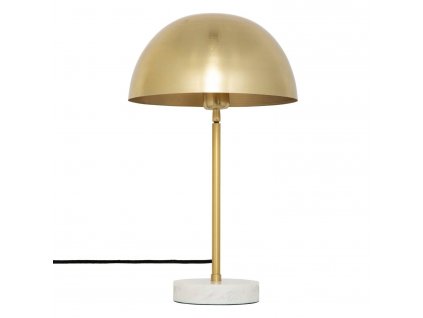 Stolní lampa v retro stylu Lilio, hříbek, výška 46 cm