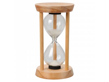 Dekorativní přesýpací hodiny ze dřeva, 24 cm