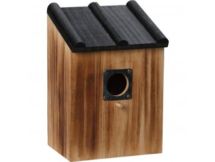 Ptačí budka, dřevěná, 19 cm