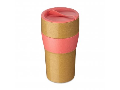 Termohrnek na kávu AROMA TO GO XL, 700 ml, růžový, KOZIOL
