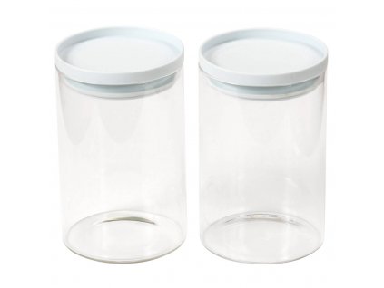 Sada dvou uzavíratelných sklenic, 10 x 15 cm,  Kesper
